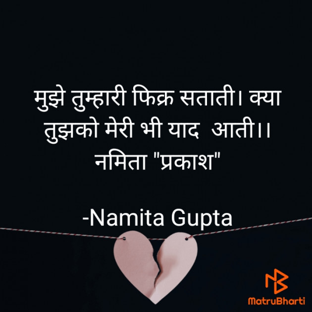 Hindi Shayri by Namita Gupta : 111618714