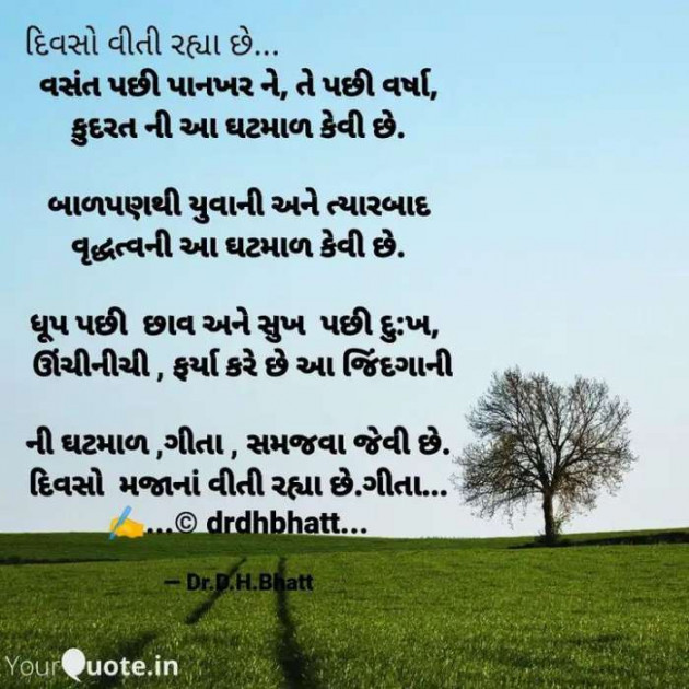 Gujarati Blog by Dr. Damyanti H. Bhatt : 111622417