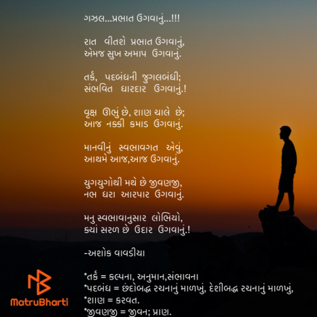 Gujarati Poem by Ashok Vavadiya : 111624994