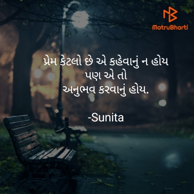 Gujarati Blog by Sunita Bariya : 111627328