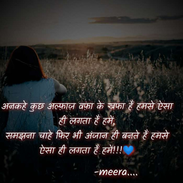 Hindi Shayri by Meera : 111629419