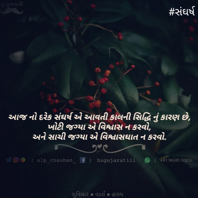 Gujarati Quotes by Alp Chauhan : 111630043