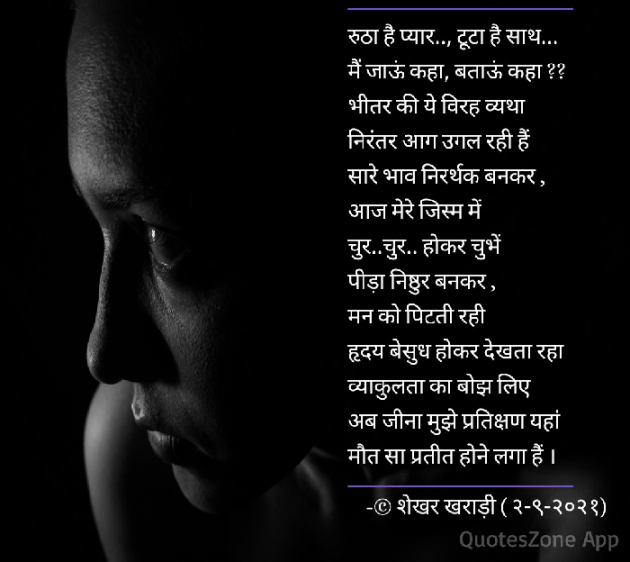 Hindi Poem by shekhar kharadi Idriya : 111637645