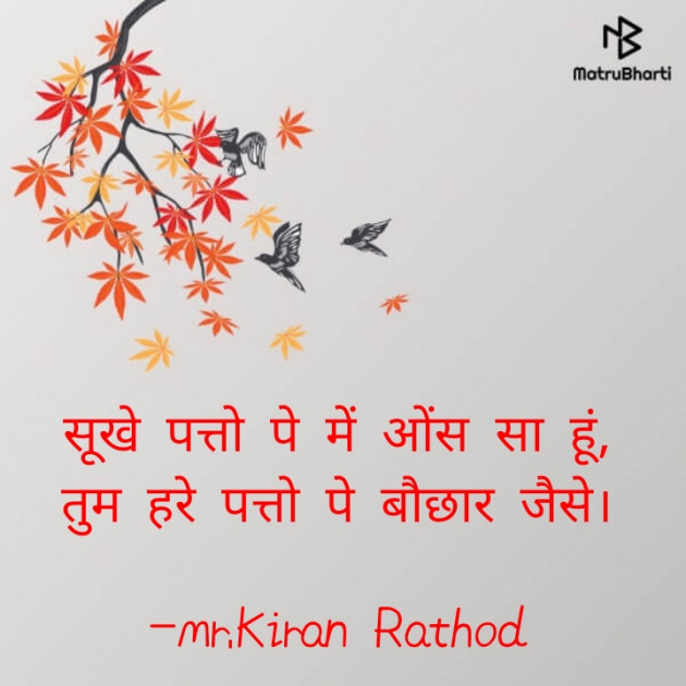 Hindi Shayri by Kiran Rathod : 111639169