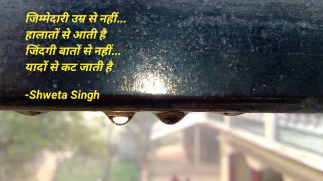 Hindi Shayri by Shweta Singh : 111639596