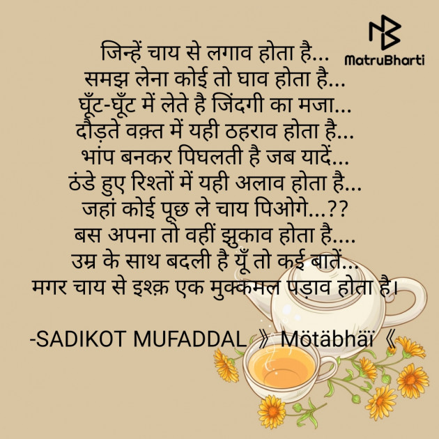 Hindi Good Evening by SADIKOT MUFADDAL 《Mötäbhäï 》 : 111640061