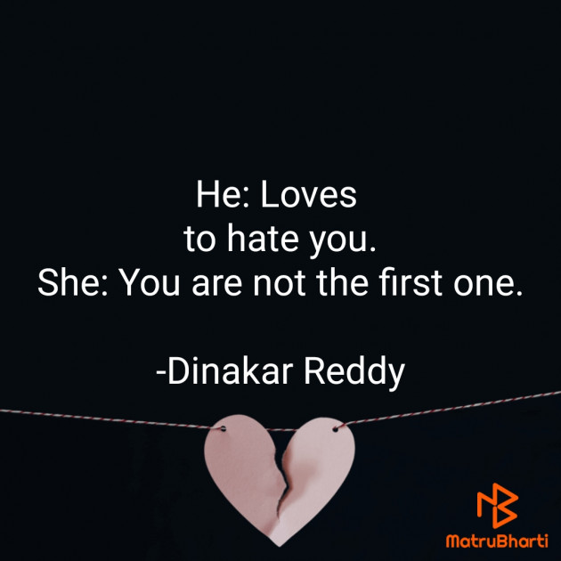 English Whatsapp-Status by Dinakar Reddy : 111640577