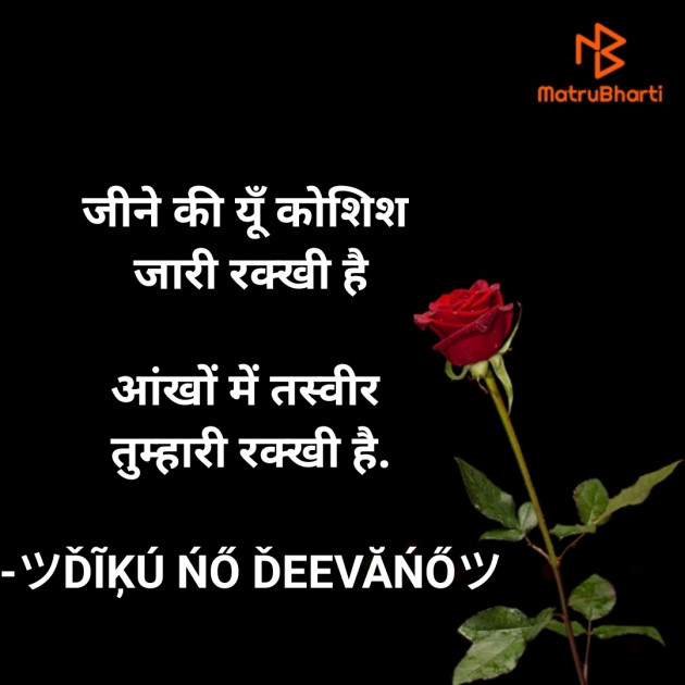 Hindi Shayri by ツĎĨĶÚ ŃŐ ĎEEVĂŃŐツ : 111641362