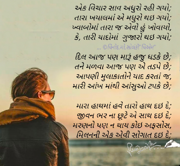 Gujarati Poem by વિનોદ. મો. સોલંકી .વ્યોમ. : 111643670