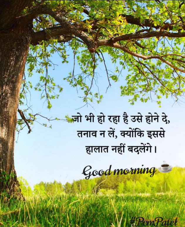 Hindi Good Morning by Pem Patel : 111644515