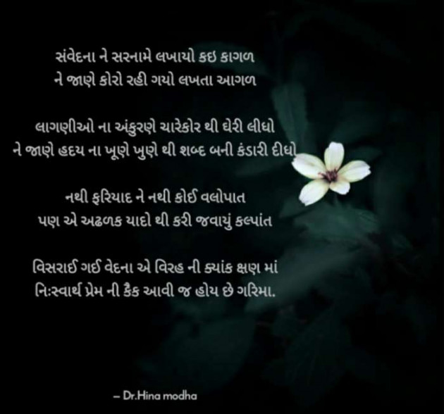 English Poem by Hina Modha : 111651165