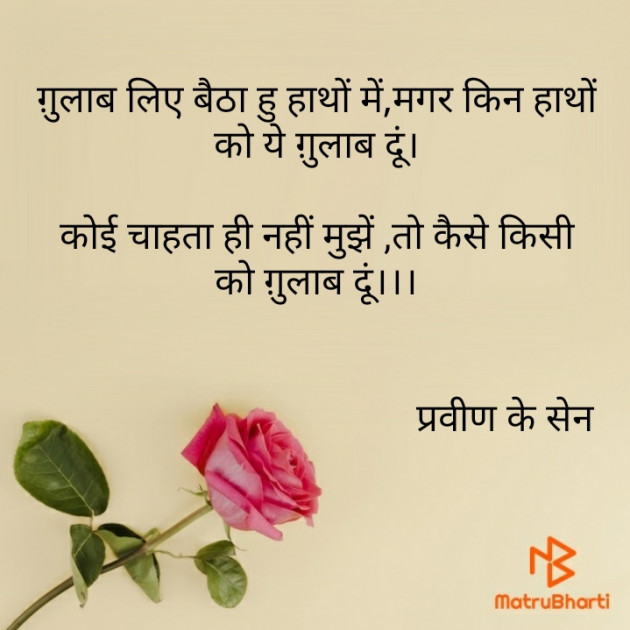 Hindi Shayri by Praveen K Sen : 111657282