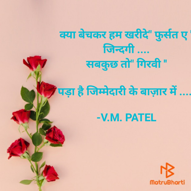 Gujarati Quotes by V.M.PATEL : 111657455