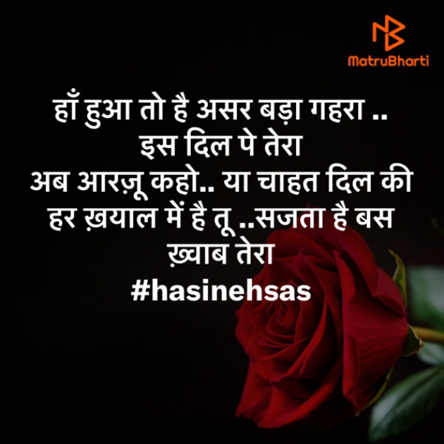 Hindi Shayri by Hasin Ehsas : 111667192