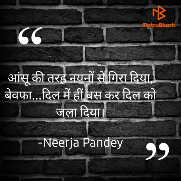 Hindi Whatsapp-Status by Neerja Pandey : 111667820
