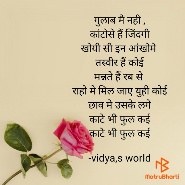 Hindi Poem by vidya,s world : 111673569