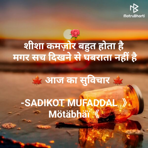 Hindi Good Morning by SADIKOT MUFADDAL 《Mötäbhäï 》 : 111673920