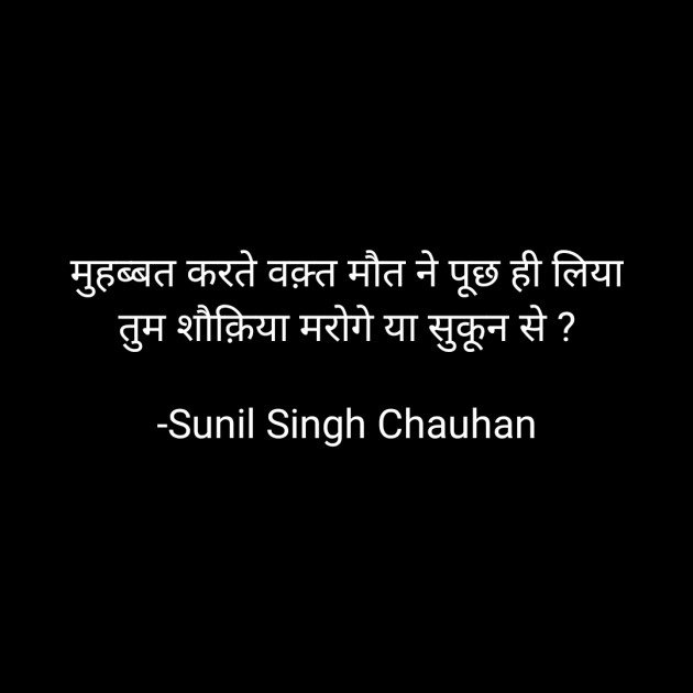 Hindi Blog by Sunil Singh Chauhan : 111675494