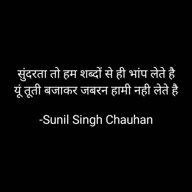 Hindi Blog by Sunil Singh Chauhan : 111686085