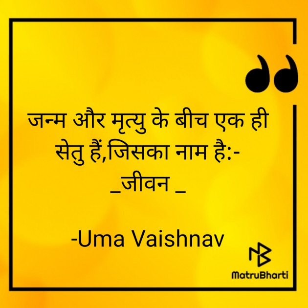 Hindi Blog by Uma Vaishnav : 111688298