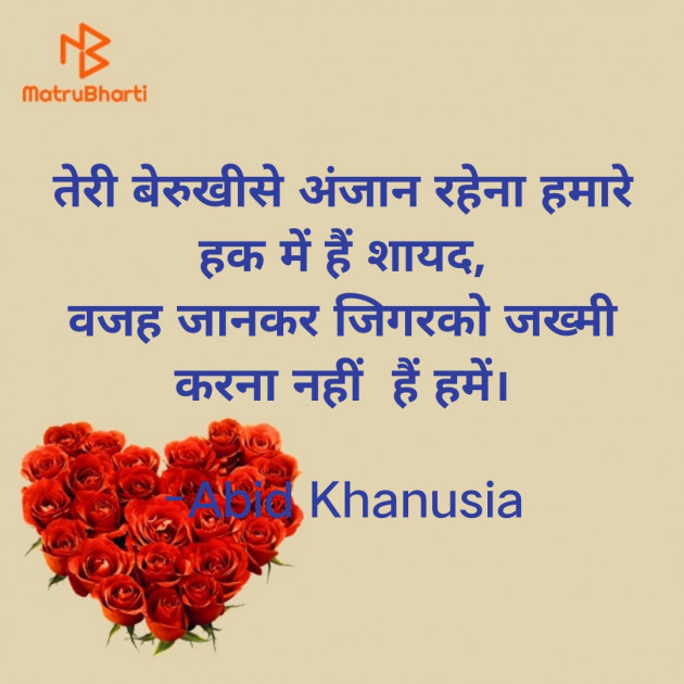 Hindi Romance by Abid Khanusia : 111689162