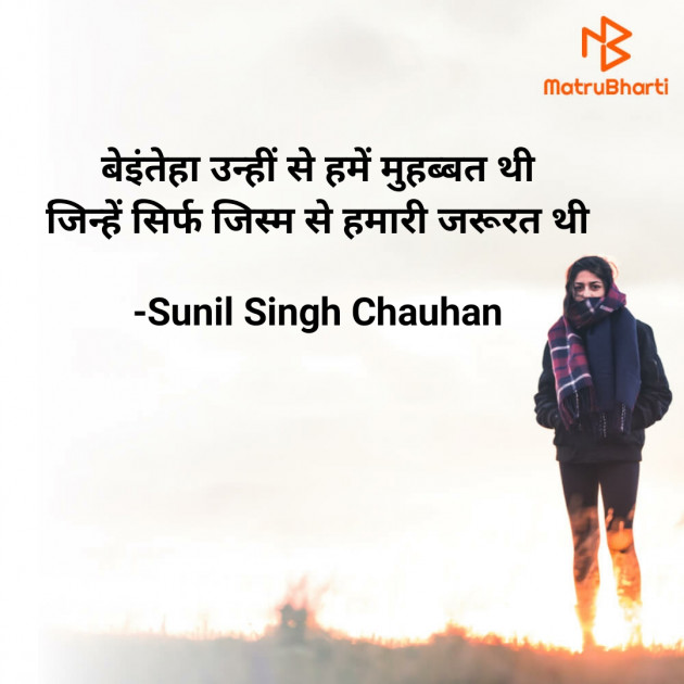 Hindi Blog by Sunil Singh Chauhan : 111689180