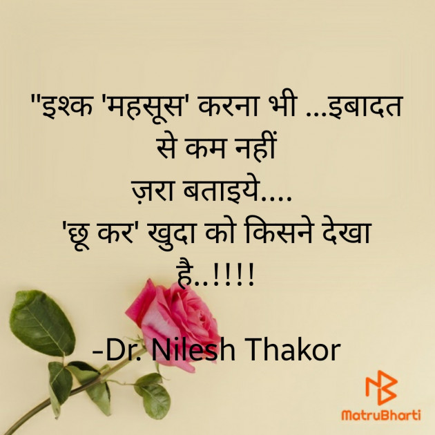 Hindi Romance by Dr. Nilesh Thakor : 111689882