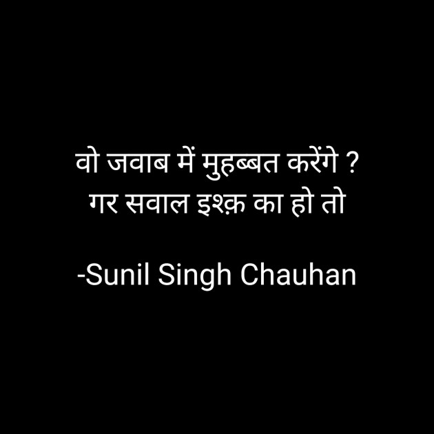 Hindi Blog by Sunil Singh Chauhan : 111691008