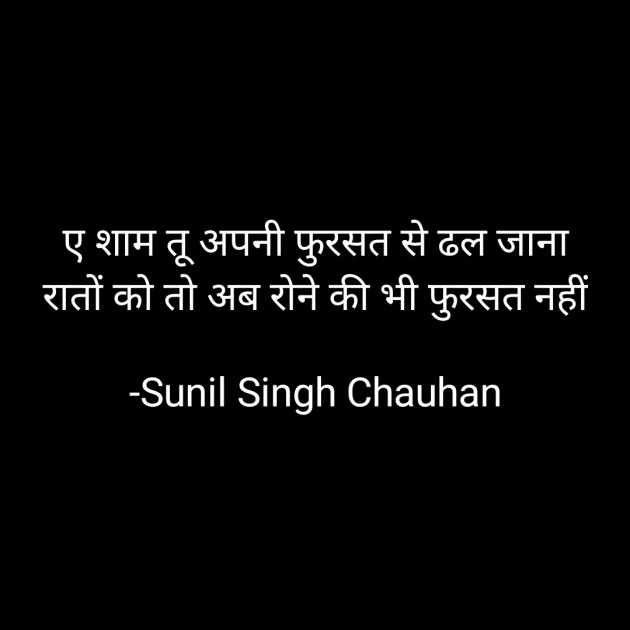 Hindi Blog by Sunil Singh Chauhan : 111698198