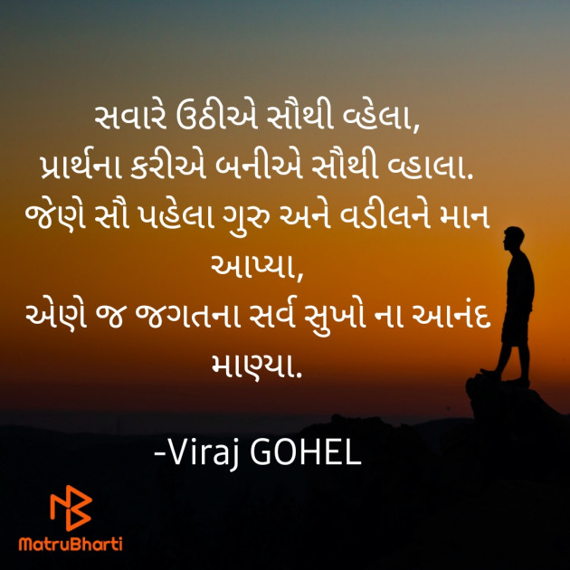 Gujarati Quotes by Viraj GOHEL : 111657475