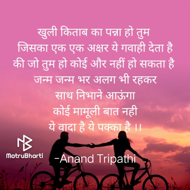 Hindi Shayri by Anand Tripathi : 111701418
