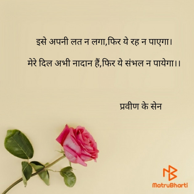 Hindi Shayri by Praveen K Sen : 111702263