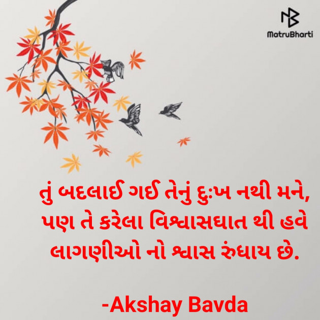 Gujarati Microfiction by Akshay Bavda : 111702522