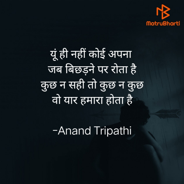 Hindi Shayri by Anand Tripathi : 111704374