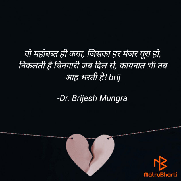 Hindi Blog by Dr. Brijesh Mungra : 111704454
