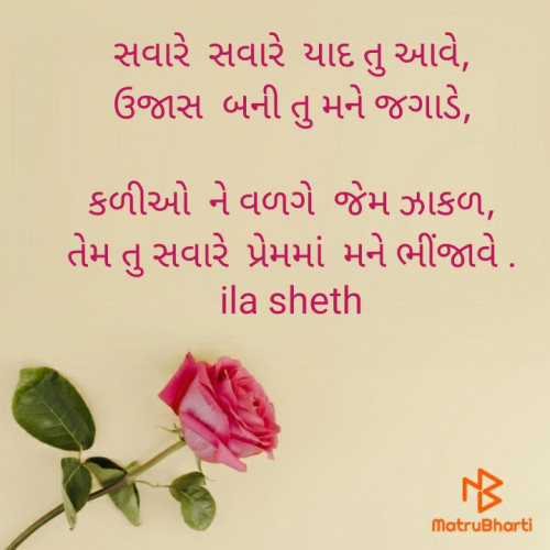 Post by Ila Sheth on 12-May-2021 02:32pm