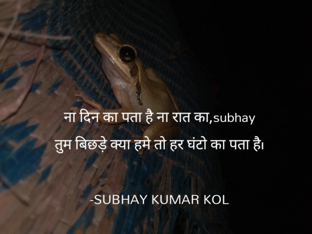 Hindi Blog by SUBHAY KUMAR KOL Official : 111705857
