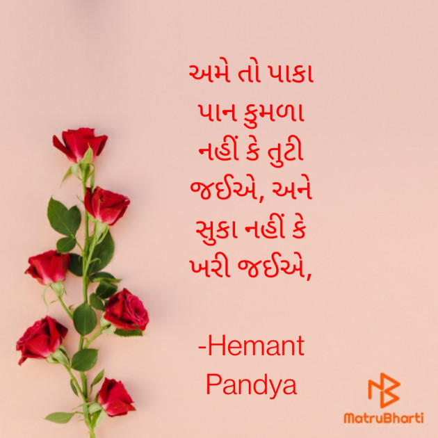 Gujarati Hiku by Hemant pandya : 111706027