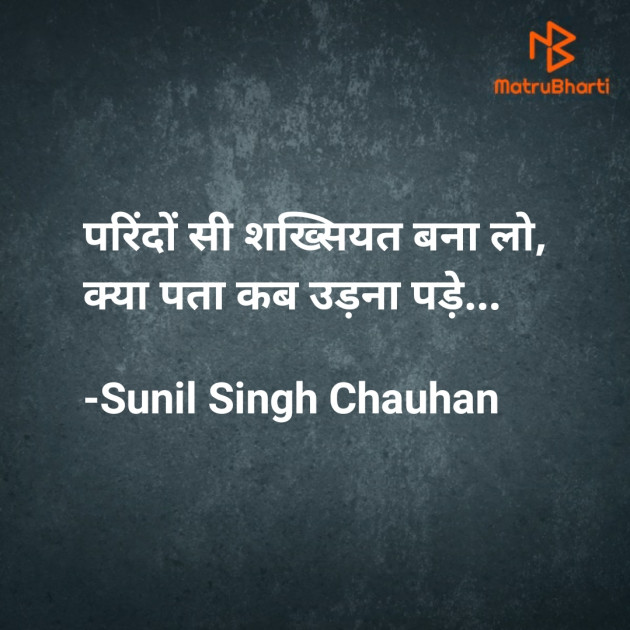 Hindi Blog by Sunil Singh Chauhan : 111706489