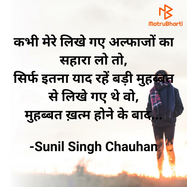 Hindi Blog by Sunil Singh Chauhan : 111709208