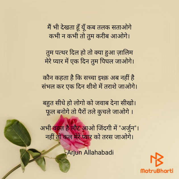 Hindi Whatsapp-Status by Arjun Allahabadi : 111710258