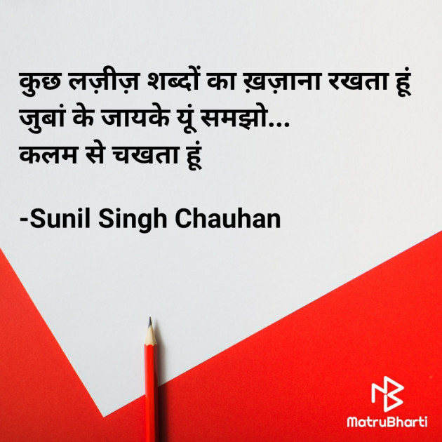 Hindi Blog by Sunil Singh Chauhan : 111711644