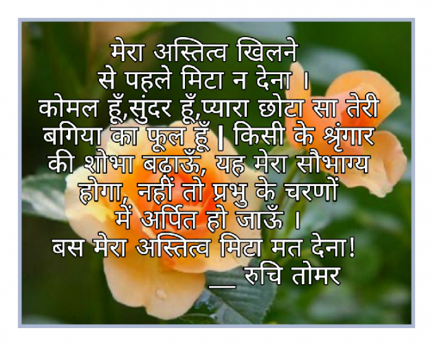 Hindi Whatsapp-Status by Ruchi Singh Tomar : 111714308