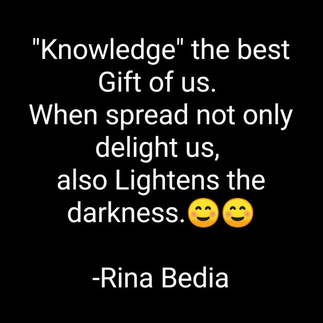 English Motivational by Rina Bedia : 111717162