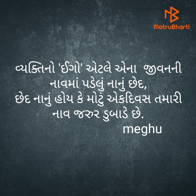 Gujarati Thought by Meghna Sanghvi : 111717314