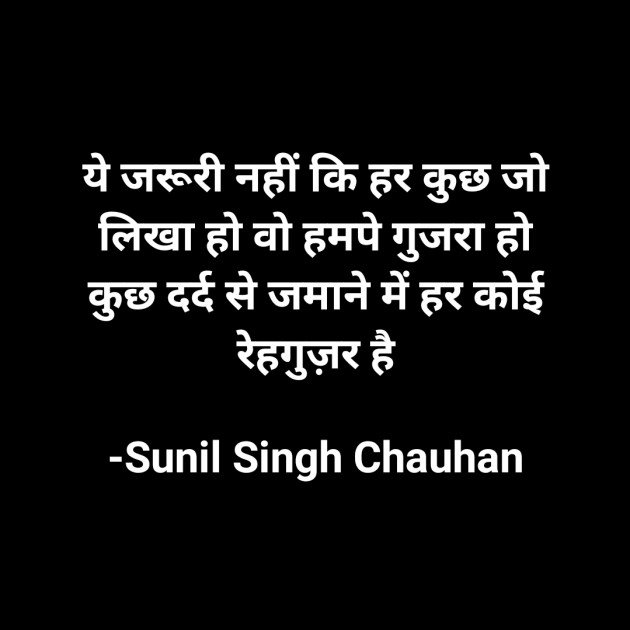 Hindi Blog by Sunil Singh Chauhan : 111718477