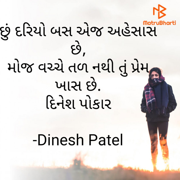 Gujarati Shayri by Dinesh Patel : 111719846