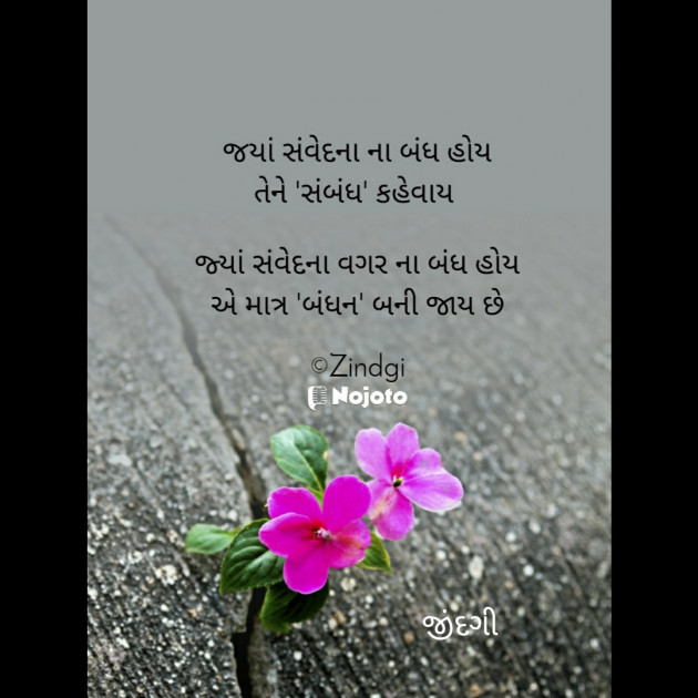 Gujarati Thought by Falguni Maurya Desai _જીંદગી_ : 111722545