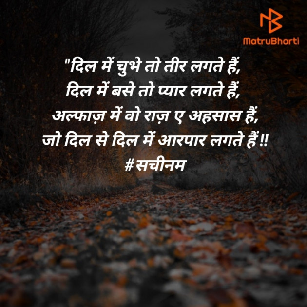 Hindi Thought by Sachinam786 : 111723452