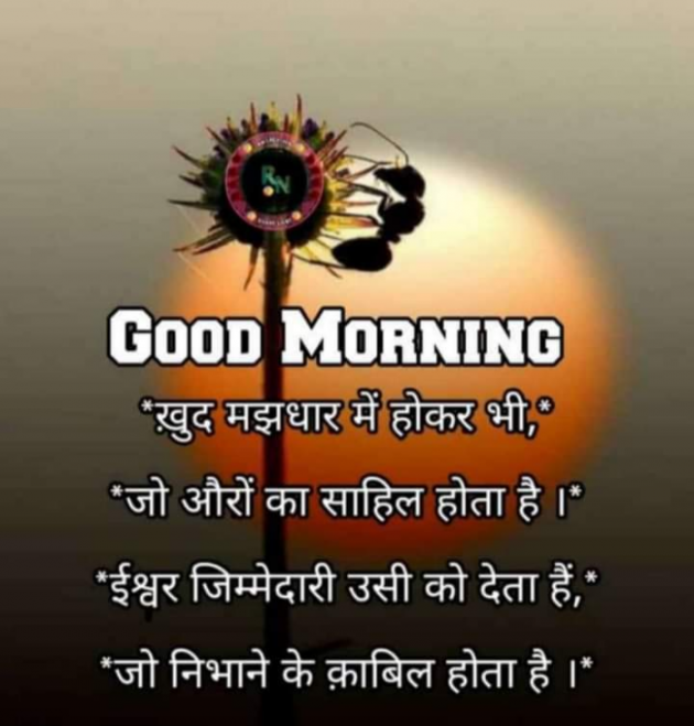 Hindi Good Morning by SUBHASH MEGHANI : 111733784